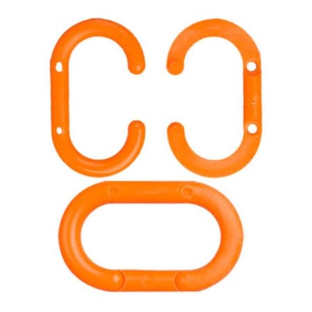 Gec Mr. Chain Heavy Duty Master Links, 2in, Safety Orange, 10 Pack 51712-10